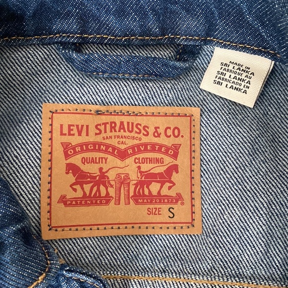Levi’s Bride Trucker Denim Jean Jacket sz Small - Picture 8 of 11